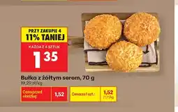 Biedronka Bułka z żółtym serem oferta