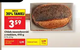 Biedronka Chleb nowodworski z makiem oferta