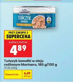 Biedronka Tuńczyk kawałki w oleju roślinnym Marinero oferta