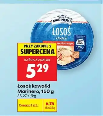 Biedronka Łosoś kawałki Marinero oferta