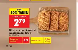 Biedronka Ciastko z pomidorami i mozzarellą oferta