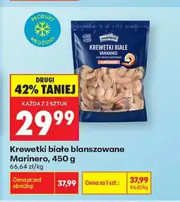 Biedronka Krewetki białe blanszowane Marinero oferta