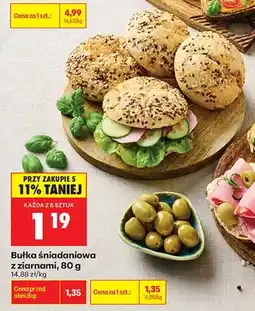 Biedronka Bułka śniadaniowa z ziarnami oferta