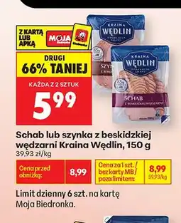 Biedronka Schab z beskidzkiej wędzarni Kraina Wędlin oferta