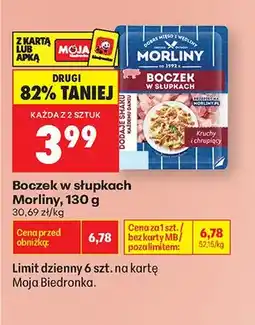 Biedronka Boczek w słupkach Morliny oferta