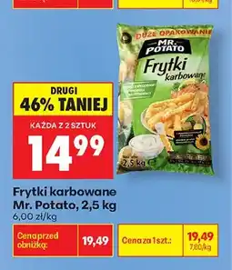 Biedronka Frytki karbowane Mr. Potato oferta