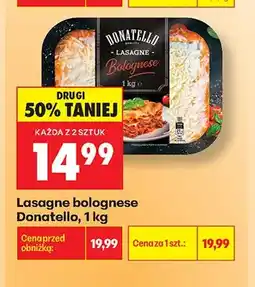 Biedronka Lasagne bolognese Donatello oferta