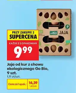 Biedronka Jaja od kur z chowu ekologicznego Go Bio oferta