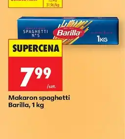 Biedronka Makaron spaghetti Barilla oferta