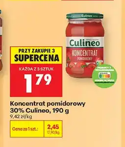 Biedronka Koncentrat pomidorowy 30% Culineo oferta