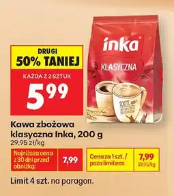 Biedronka Kawa zbożowa klasyczna Inka oferta