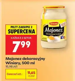 Biedronka Majonez dekoracyjny Winiary oferta