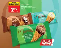 Biedronka Lody w rożku Marletto migdał oferta