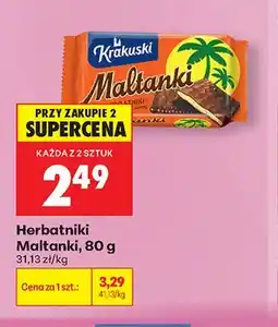 Biedronka Herbatniki Maltanki Krakuski oferta