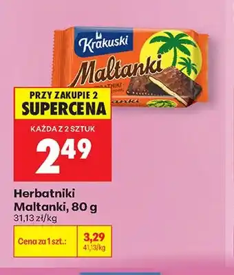 Biedronka Herbatniki Maltanki Krakuski oferta