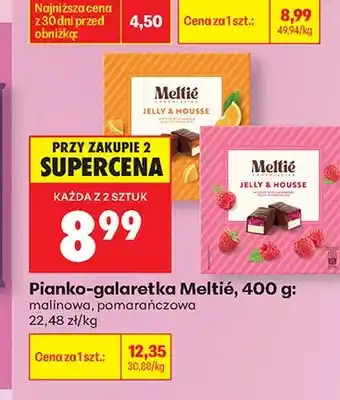 Biedronka Pianko-galaretka Meltié malinowa oferta