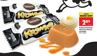 Biedronka Cukierki Krówka mleczna Wawel na wagę oferta