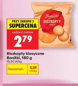 Biedronka Biszkopty klasyczne Bonitki oferta