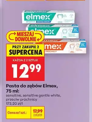 Biedronka Pasta do zębów Elmex Sensitive Gentle White oferta