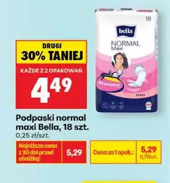 Biedronka Podpaski normal maxi Bella oferta