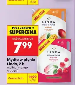 Biedronka Mydło w płynie Linda mango oferta