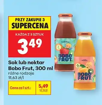 Biedronka Nektar Bobo Frut oferta