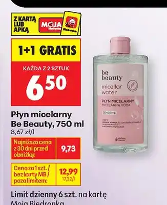 Biedronka Płyn micelarny Be Beauty oferta