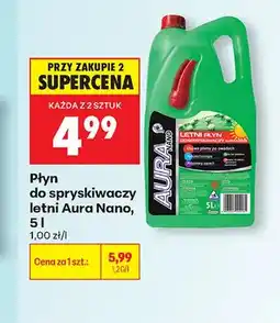Biedronka Płyn do spryskiwaczy letni Aura Nano oferta