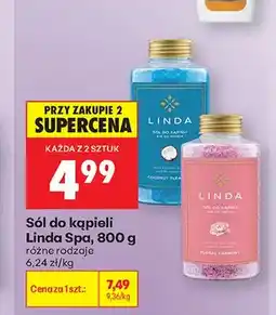 Biedronka Sól do kąpieli Linda Spa oferta