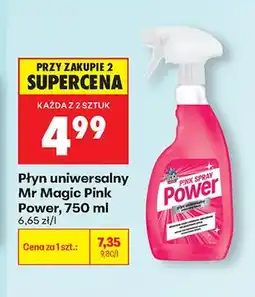 Biedronka Płyn uniwersalny Mr Magic Pink Power oferta