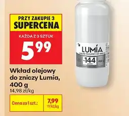 Biedronka Wkład olejowy do zniczy Lumia oferta