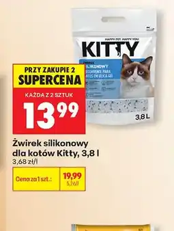 Biedronka Żwirek silikonowy dla kotów Kitty oferta