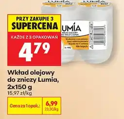 Biedronka Wkład olejowy do zniczy Lumia 2-pak oferta