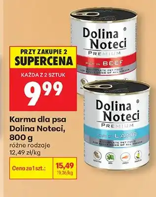 Karma dla psa Dolina Noteci Premium bogata w wołowinę