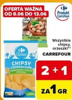 Carrefour Express Wszystkie chipsy, orzeszki Carrefour oferta
