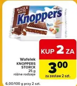 Carrefour Express Wafelek Knoppers Storck oferta