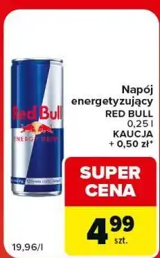 Carrefour Market Napój energetyzujący Red Bull oferta