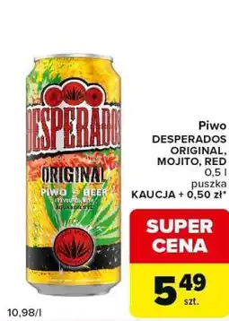 Carrefour Market Piwo Desperados Original, Mojito, Red oferta