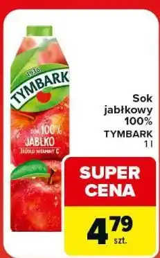 Carrefour Market Sok jabłkowy 100% Tymbark oferta