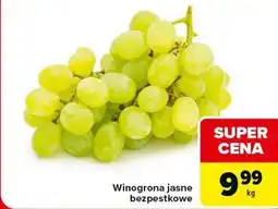 Carrefour Market Winogrona jasne bezpestkowe oferta