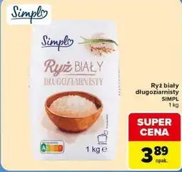 Carrefour Market Ryż biały długoziarnisty SIMPL oferta