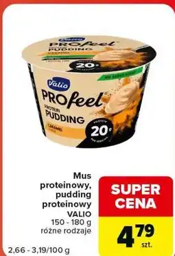 Carrefour Market Mus proteinowy, pudding proteinowy VALIO oferta