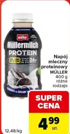 Carrefour Market Napój mleczny proteinowy MÜLLER oferta