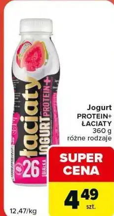 Carrefour Market Jogurt PROTEIN+ ŁACIATY 360 g oferta