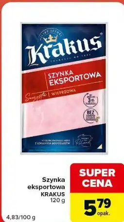 Carrefour Market Szynka eksportowa KRAKUS oferta