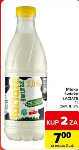 Carrefour Market Mleko świeże ŁACIATE oferta