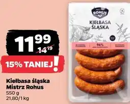 Netto Kiełbasa śląska Mistrz Rohus oferta