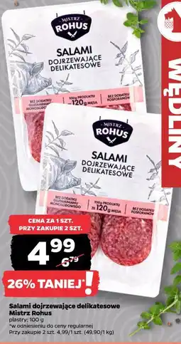 Netto Salami dojrzewające delikatesowe Mistrz Rohus oferta