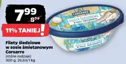 Netto Filety śledziowe w sosie śmietanowym Corsarro oferta