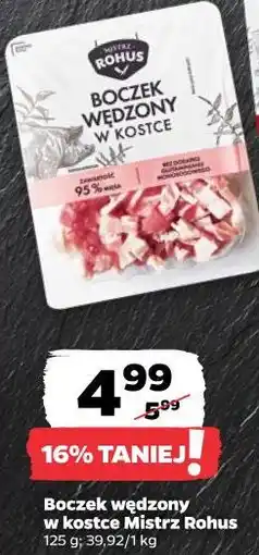 Netto Boczek wędzony w kostce Mistrz Rohus oferta